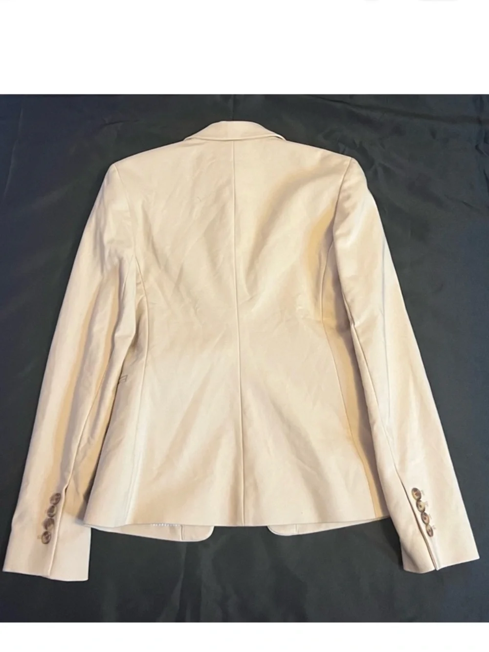 Express Beige Single-Button Tailored Blazer - Picture 2 of 3